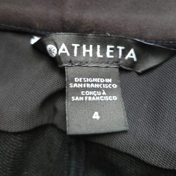 Athleta Headlands Hybrid Trek Jogger Pants Black Size 4 Zip Pockets Travel - Picture 13 of 16